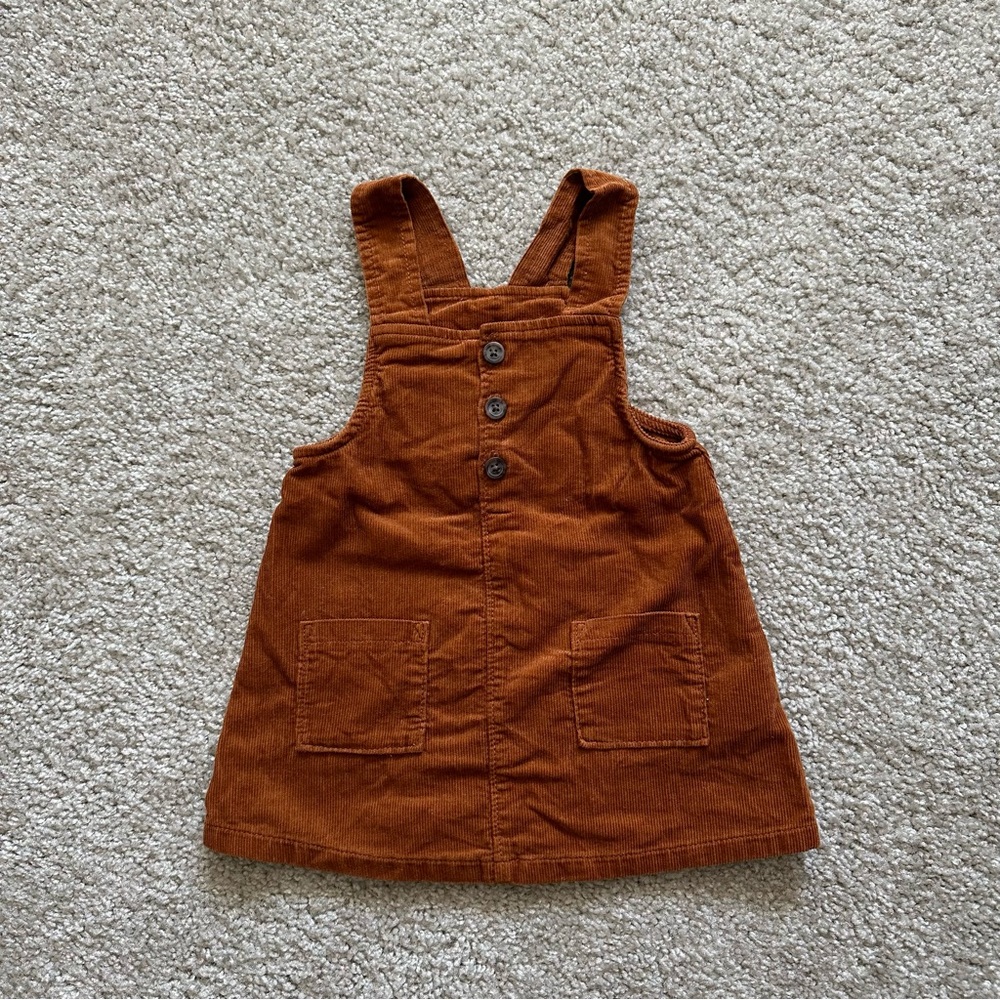 Old Navy corduroy skirt overalls